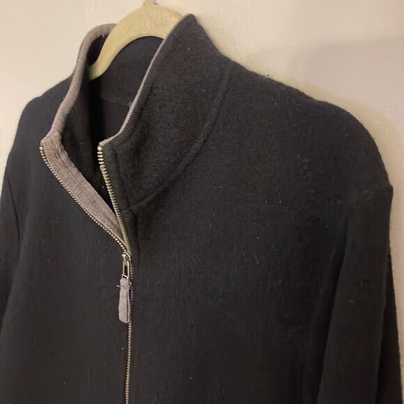 Vintage Woolrich 100% wool blazer zippered pockets black - Picture 8 of 12